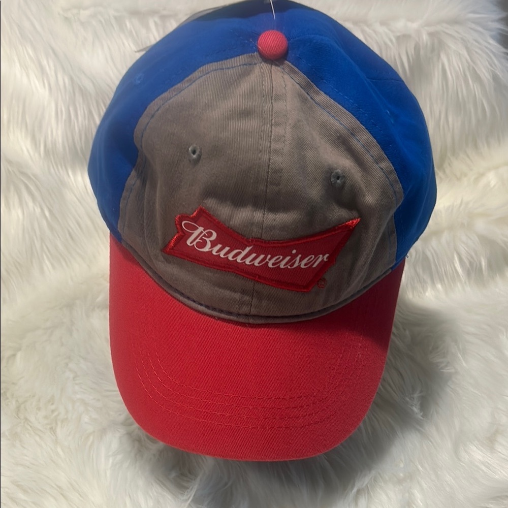Budweiser Red and Blue Baseball Cap